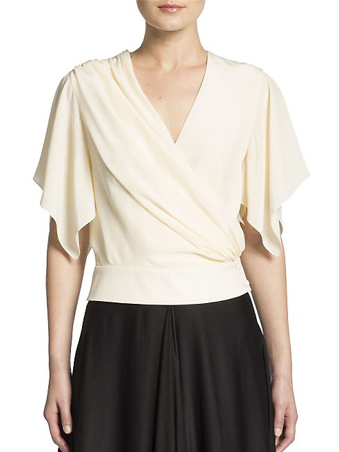 Lanvin - Flutter Sleeve Top