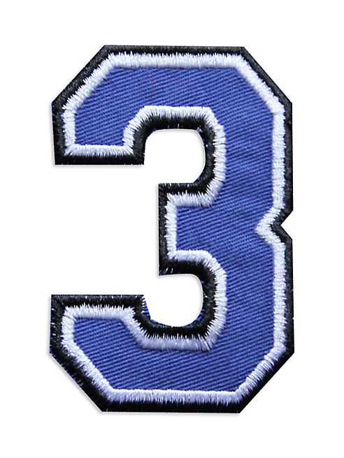 Logophile - Embroidered Number Patch