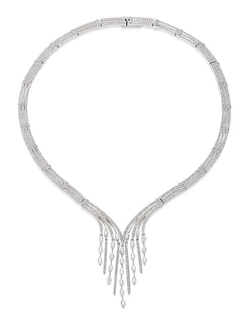 Adriana Orsini - Fringe Crystal Necklace