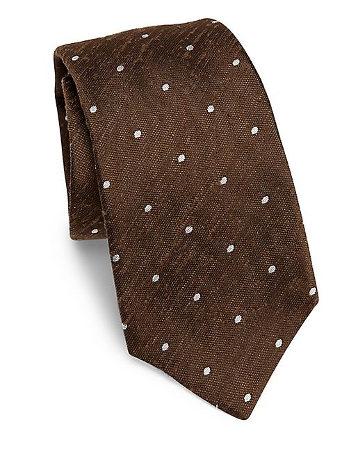 Kiton - Dots Silk Tie