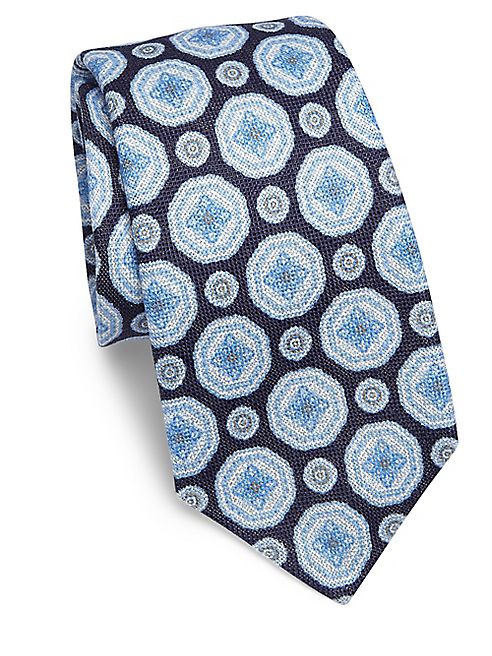 Kiton - Medallion Patterned Tie