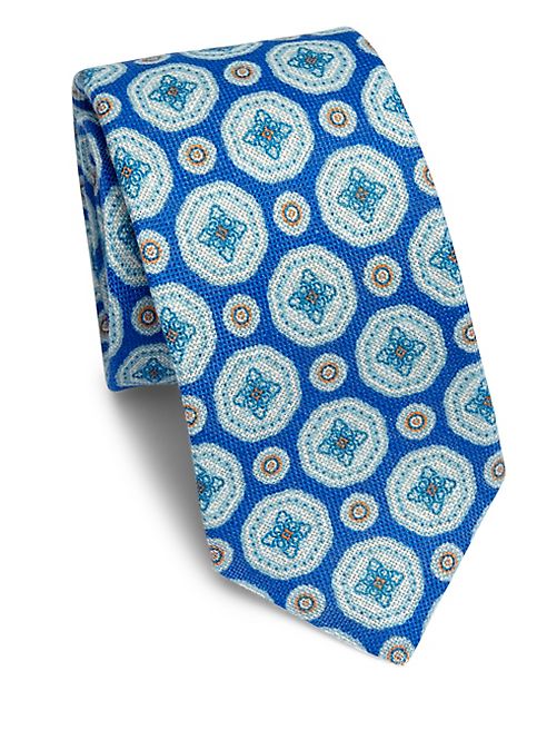 Kiton - Medallion Patterned Tie