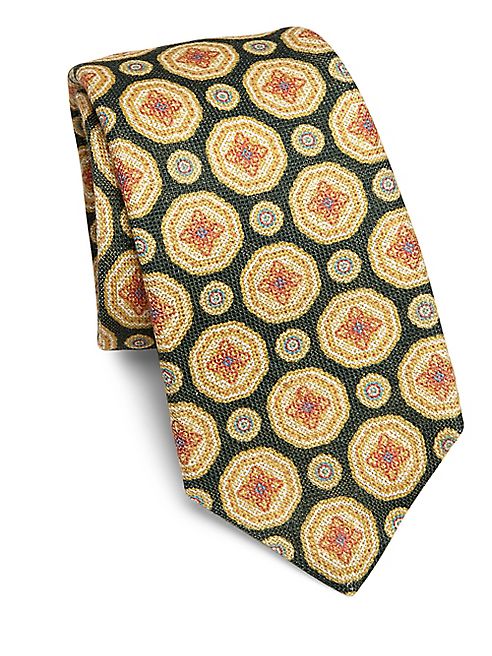 Kiton - Medallion Patterned Tie