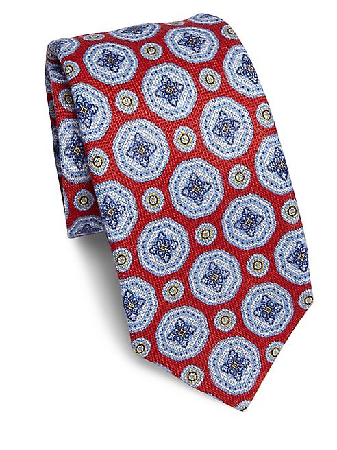 Kiton - Medallion Patterned Tie