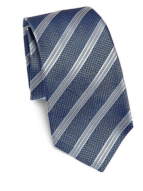 Kiton - Striped Silk Tie