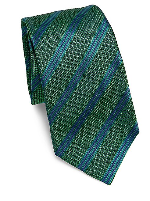 Kiton - Striped Silk Tie