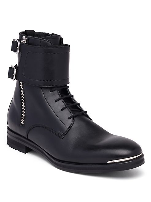 Alexander McQueen - Leather Combat Boots