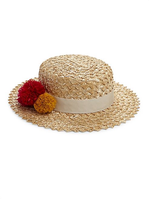 Eugenia Kim - Brigitte Pom-Pom Boater Hat