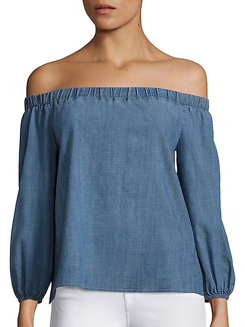 Alice + Olivia - Jalen Loose Off-The-Shoulder Blouse