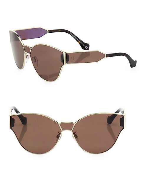 Balenciaga - 65MM Round Sunglasses