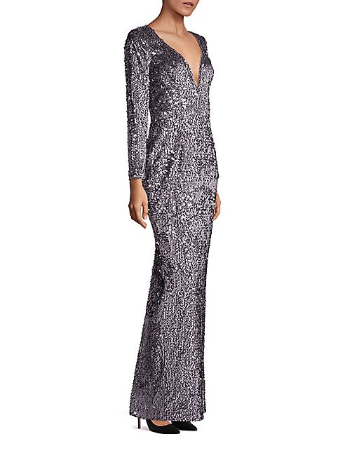 MILLY - Suzana Sequin Column Gown