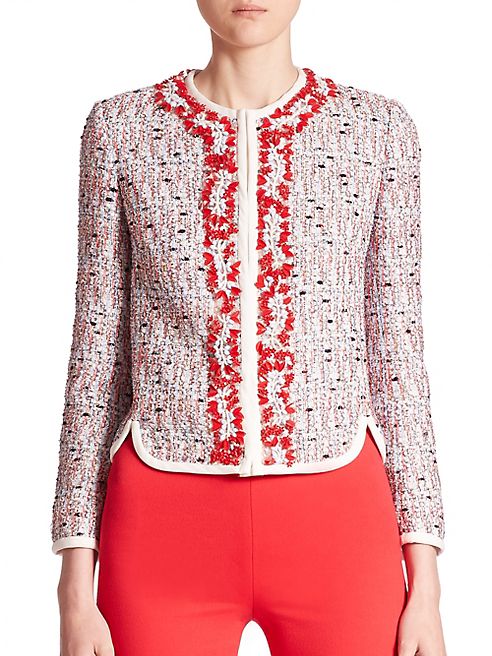 Giambattista Valli - Tweed Embroidered Jacket