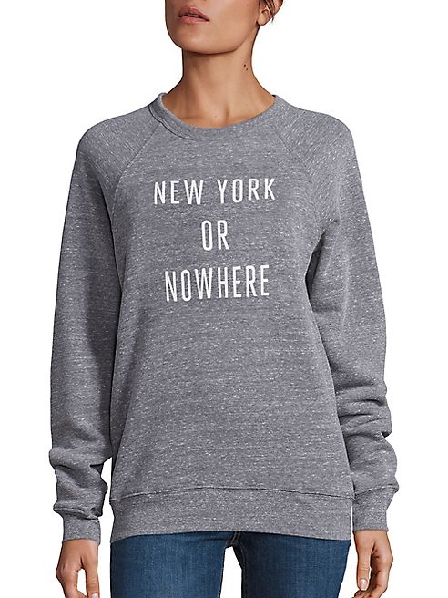 Knowlita - New York Or Nowhere Graphic Sweatshirt