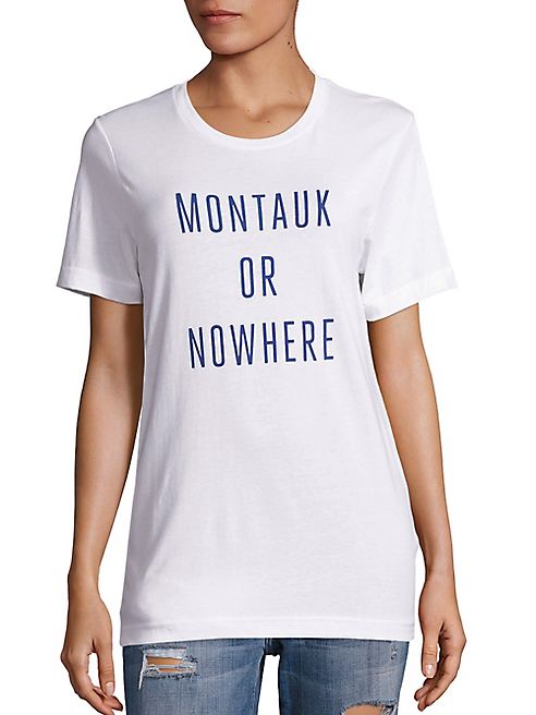 Knowlita - Montauk Or Nowhere Cotton Graphic Tee