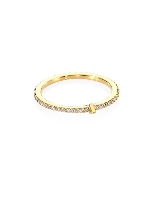 Paige Novick - TPLT Diamond & 18K Yellow Gold Midi Ring