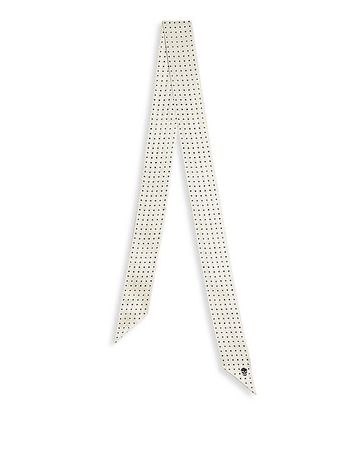 Alexander McQueen - Polka Dotted Silk Scarf