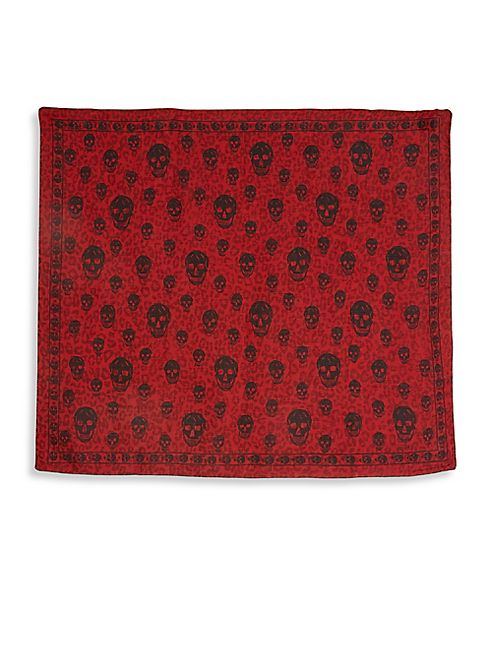 Alexander McQueen - Skull Printed Scarf