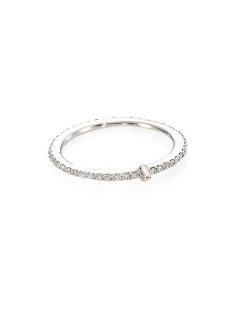 Paige Novick - TPLT Diamond & 18K White Gold Midi Ring