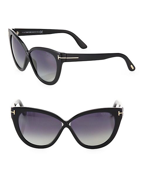 Tom Ford Eyewear - Arabella 59MM Polarized Cat's-Eye Sunglasses