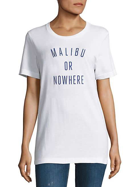 Knowlita - Malibu Or Nowhere Cotton Graphic Tee