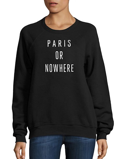 Knowlita - Paris Or Nowhere Graphic Sweatshirt