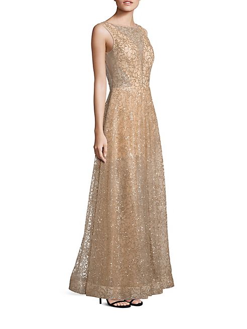 Nero by Jatin Varma - Sequin A-Line Gown