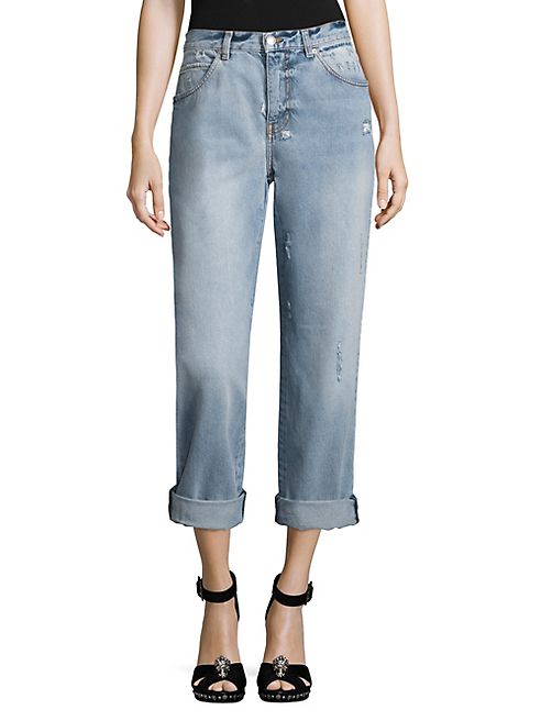 Alexander McQueen - Distressed Boyfriend Jeans