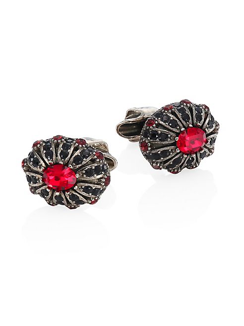 Alexander McQueen - Skull Accented Brass Cuff Links