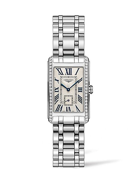 Longines - Stainless Steel Bracelet Rectangle Watch