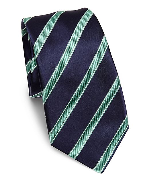 Kiton - Striped Silk Tie