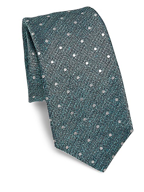 Kiton - Dotted Silk Tie