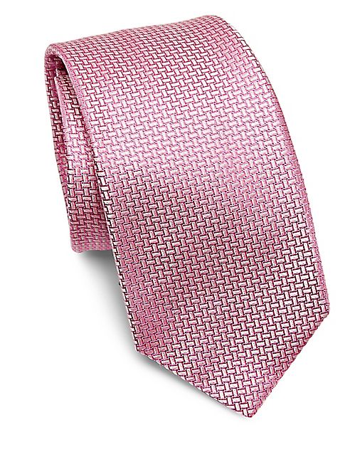 Kiton - Basketweave Silk Tie