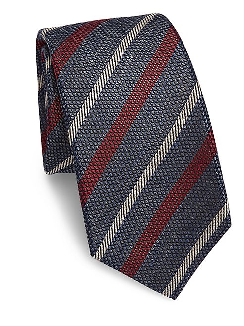 Kiton - Textured Stripe Tie