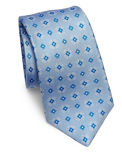 Kiton - Floral Double Silk Tie