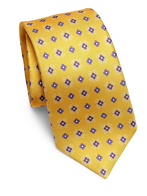 Kiton - Floral Double Silk Tie