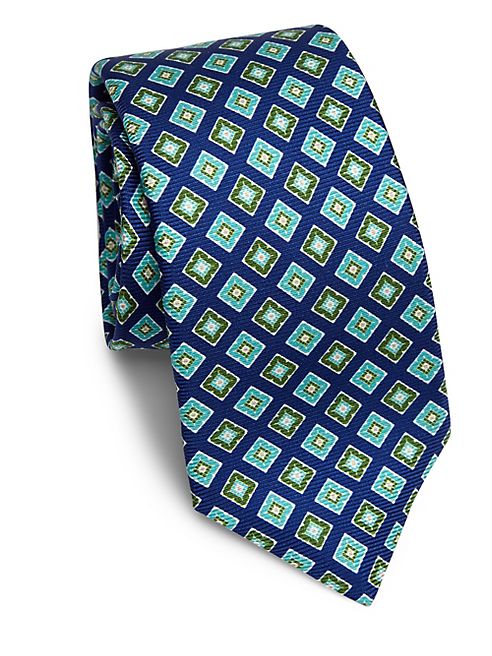 Kiton - Square Medallion Tie