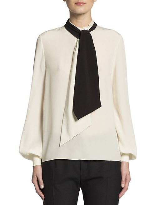 Lanvin - Tie Neck Top