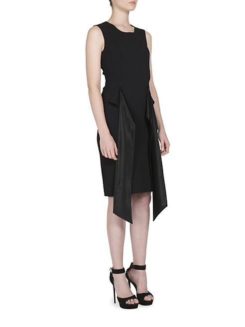 Givenchy - Sash-Detail Sleeveless Sheath Dress