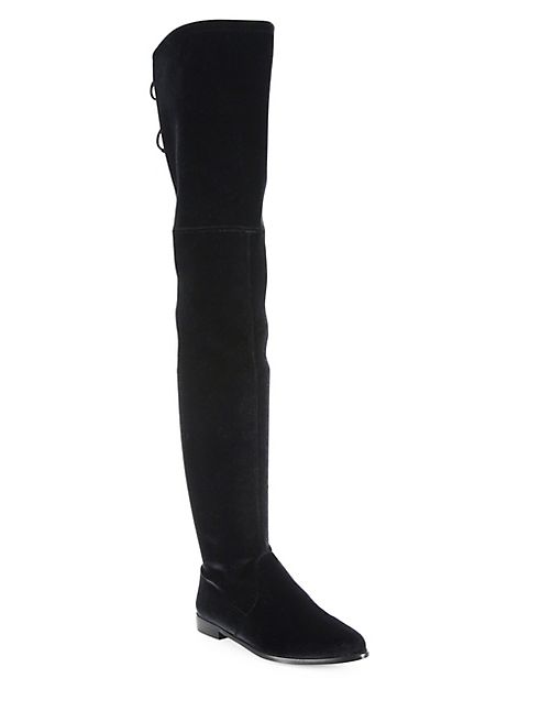 Stuart Weitzman - Leggylady Velvet Over-the-Knee Boots