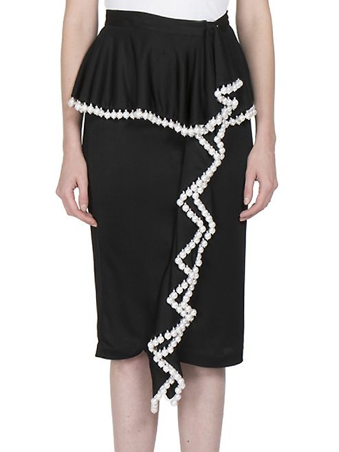 Givenchy - Embellished Ruffle Skirt