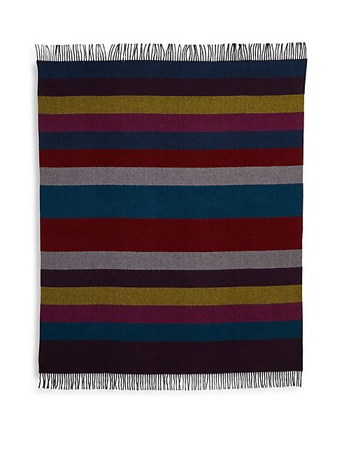 Paul Smith - Block Striped Wool Scarf