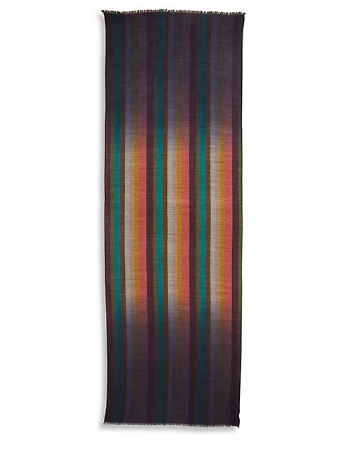 Paul Smith - Signature Striped Wool Scarf