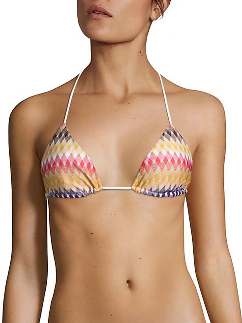 Missoni Mare - Rhombus Printed String Bikini Top