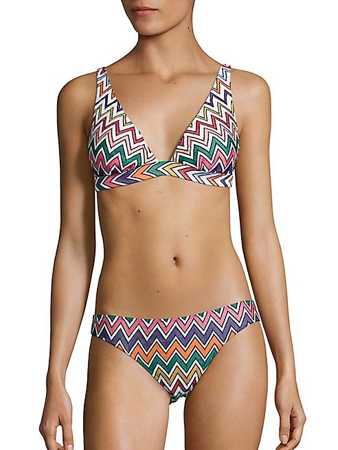 Missoni Mare - Two-Piece Lurex Zigzag Bikini Set