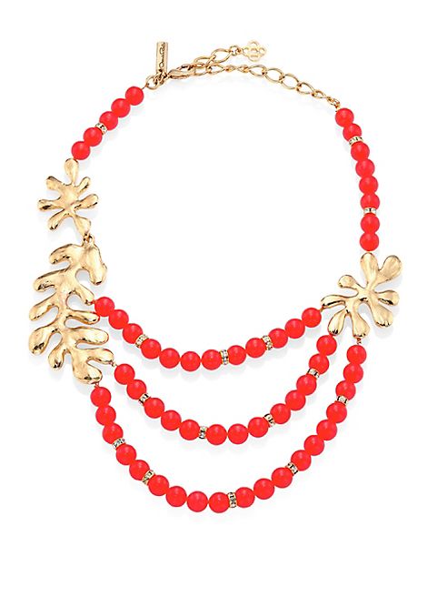 Oscar de la Renta - Sea Tangle Beaded Multi-Strand Necklace