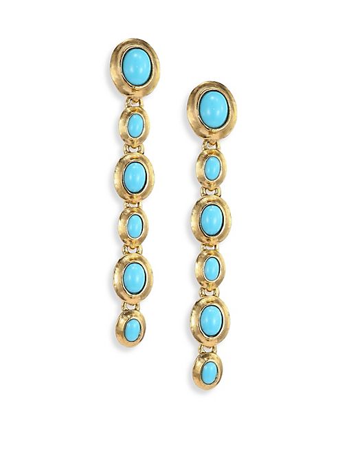 Oscar de la Renta - Sea Tangle Long Drop Earrings