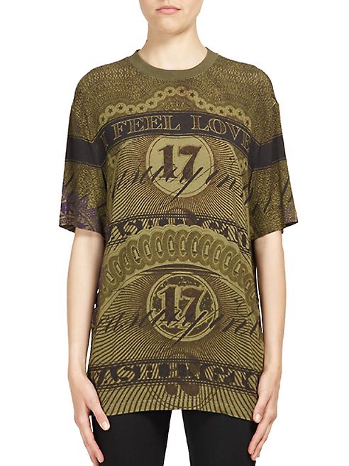 Givenchy - Dollar Bill-Print Jersey Tee