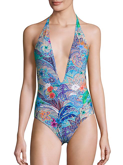 Etro - Hawaiian Paisley One-Piece Swimsuit