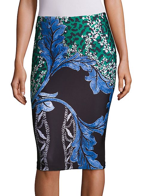 Yigal Azrouel - Floral Print Scuba Skirt