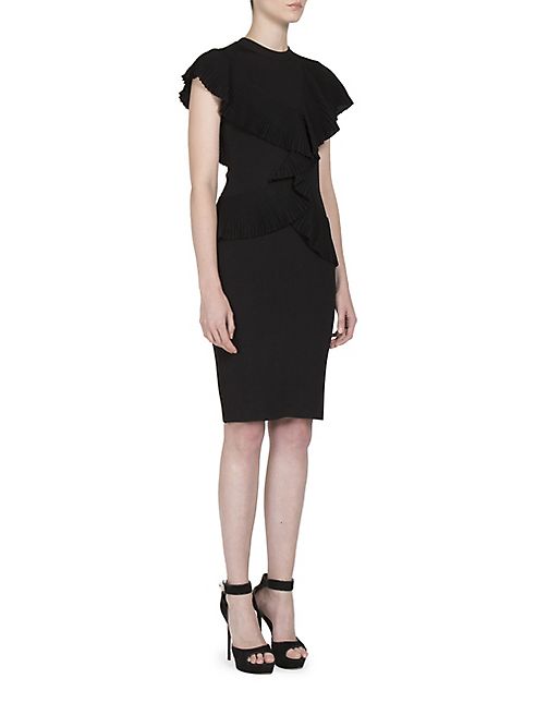 Givenchy - Pleated Ruffle Dress